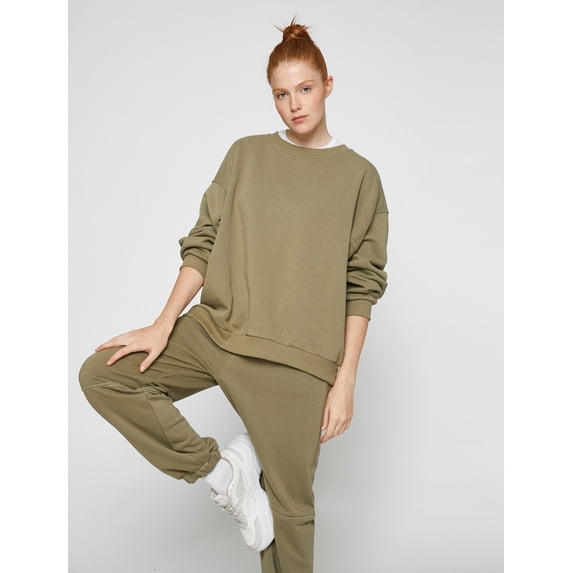 Crew Neck Sweatshirt Long Sleeve