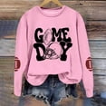 thumbnail image 1 of Crew Neck Sweatshirts Women Hoodless Design Casual Lightweight Sweaters Loose Fit Printed Pullover Long Sleeve Tops Comfy 2025 Fall Winter Outfits, 1 of 5