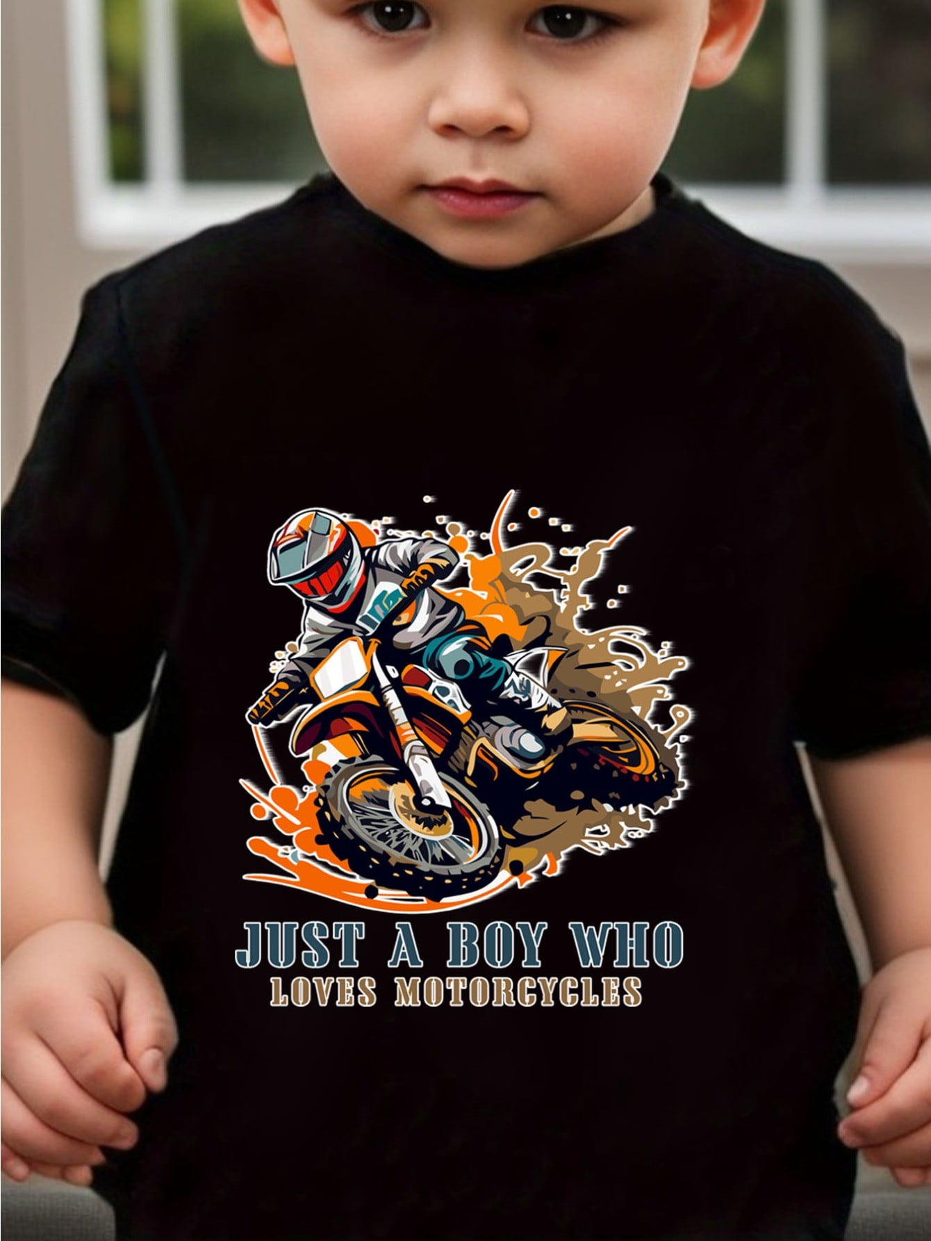 Boys L/S Motorcycle T-Shirt