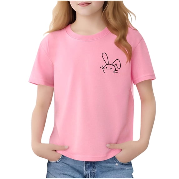 Crew Neck T Shirt for Children Boy Girl Fall Summer Short Sleeve Print Tops Shirt Child 2026 Clothing Trendy Country Concert Y2K 7 Years