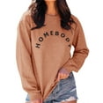 thumbnail image 1 of Crew Neck Womens Graphic Sweatshirt Long Sleeve Casual Loose Letter Pullover Tops, 1 of 4