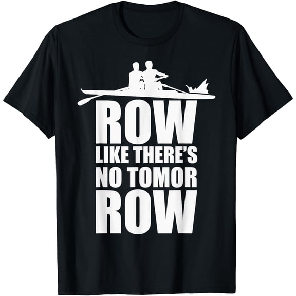 Crew Rowing T-Shirt Row Sport Mens Women Your Boat Team Gift