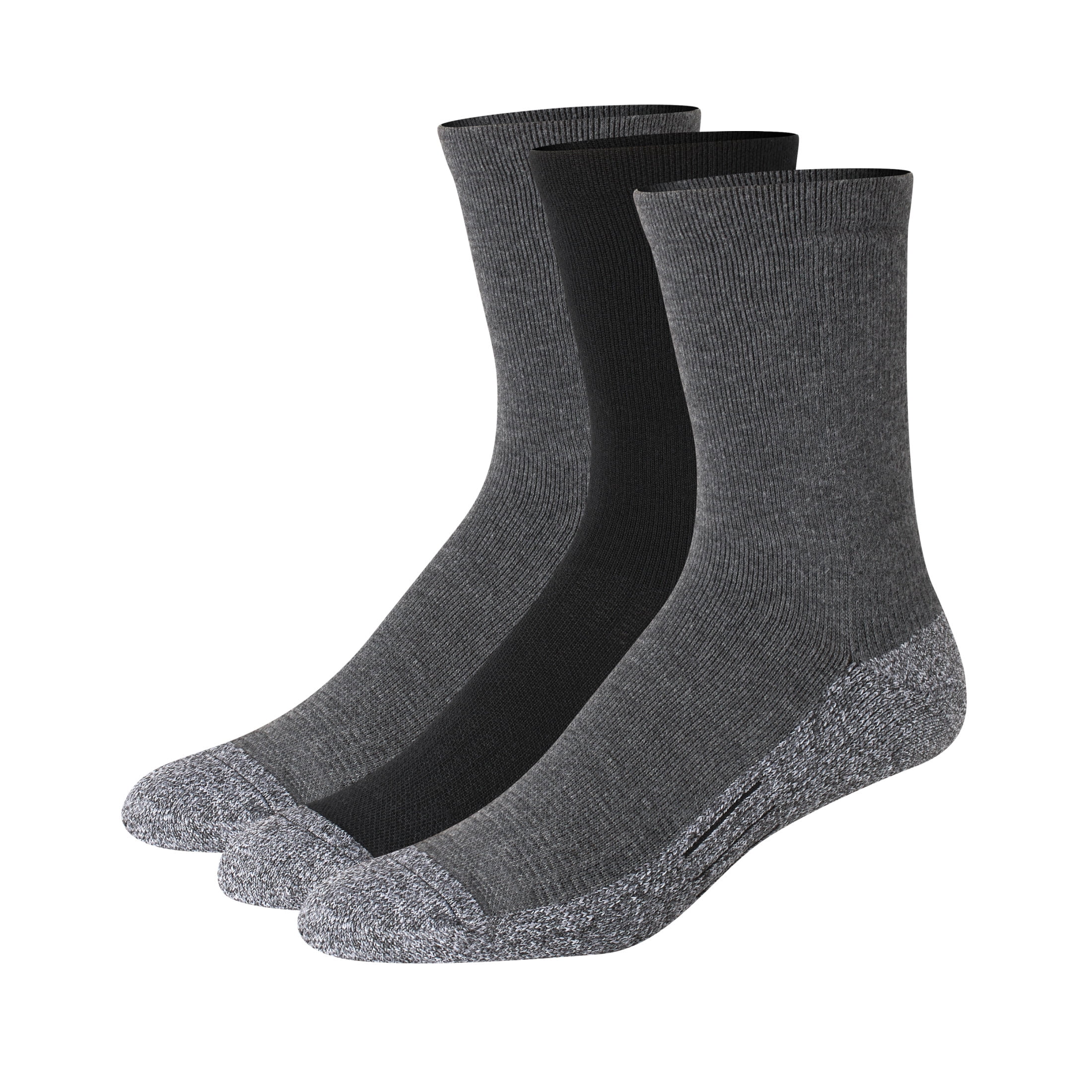 READYMADE CUSHION CREW SOCKS 3足セット Crew Socks, 3 Pairs, Comfort Fit, Moisture-Wicking, Memory Cushion