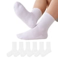 thumbnail image 1 of LDU Men's Crew Socks with Non-Slip Sole, Solid Color Cotton Athletic Socks with Moisture-Wicking for Sports & Daily Use, 3 Pairs, 1 of 6