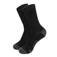 thumbnail image 1 of Crew Socks for Men! Comdrip Men's Medium Tube Socks Solid Color Socks Basketball Sport Medium Tube Socks Autumn and Winter Men's Long Tube Socks Work Socks for Men Black One Size, 1 of 5