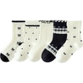 thumbnail image 1 of Crew Socks Sweet Seamless Princess Dress Socks 5 Pairs Spring Fall, 1 of 6