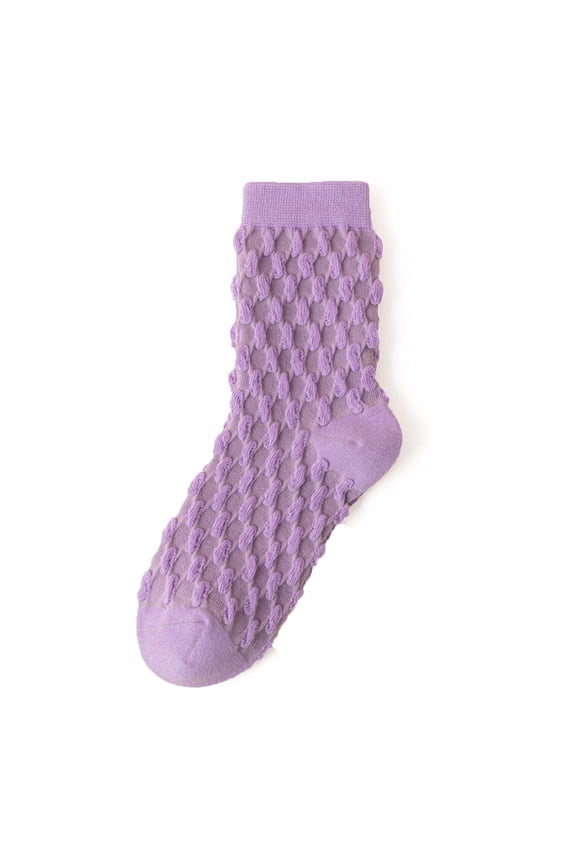 Crew Socks for Women Candy Colors Colorful Lightweight Cotton Athletic Pop Socks