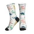 Crew Socks for Women Men Athletic Cute Dinosaurs (3) Soft Comfort