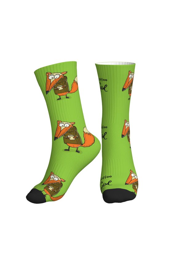 Crew Socks for Women Men Athletic - Drink Coffee And Do Good Soft Comfort Breathable Mid-Calf Sole Running Socks Womens Men