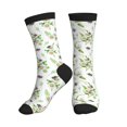 thumbnail image 1 of Crew Socks for Women Men, Bee bumblebee daisy flower cute  Moisture Running Athletic Football Striped Socks Cushion Tube Socks, 1 of 7