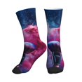 Crew Socks for Women Men, Color Explosion Makeup Brush Comfort