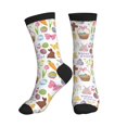 thumbnail image 1 of Crew Socks for Women Men, Happy Easter1  Moisture Running Athletic Football Striped Socks Cushion Tube Socks, 1 of 7
