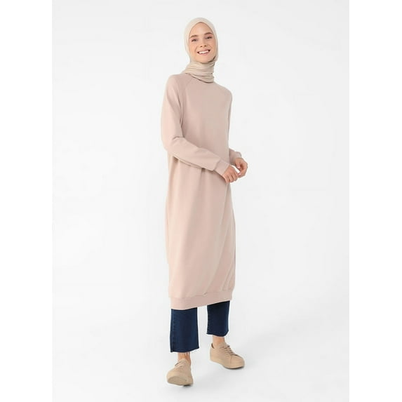 Crew neck - Beige - Sweat-shirt - Everyday Basic