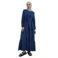 thumbnail image 1 of Crew neck - Unlined - Modest Dress - Benin, 1 of 5