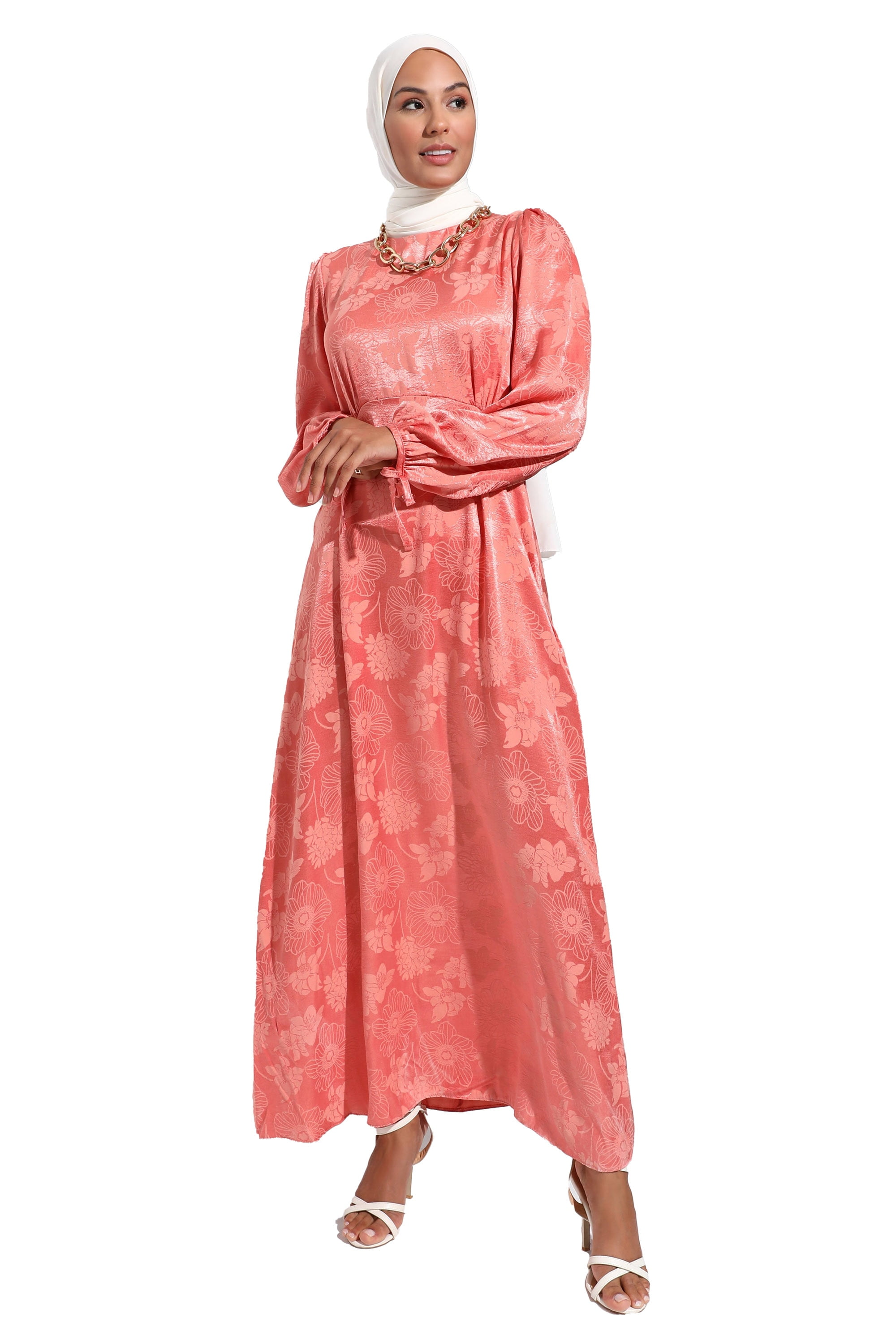 refka casual dress Belted Tricot Dress Mink