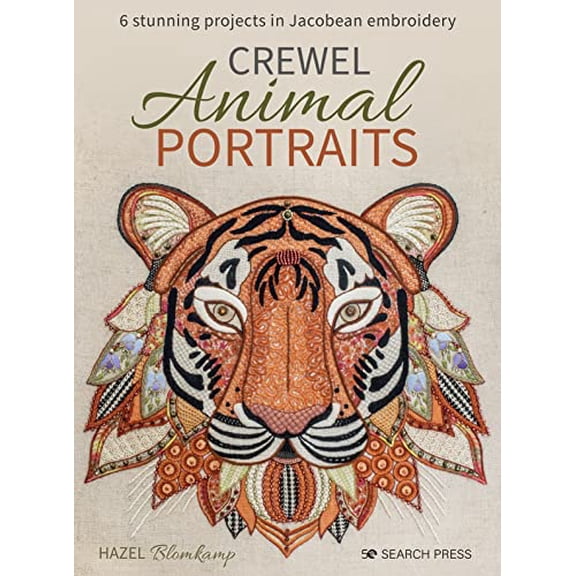 Pre-Owned Crewel Animal Portraits: 6 stunning projects in Jacobean embroidery, 9781800921306, 1800921306, Paperback,