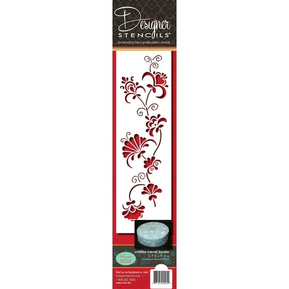 Crewel Border by Designer Stencils