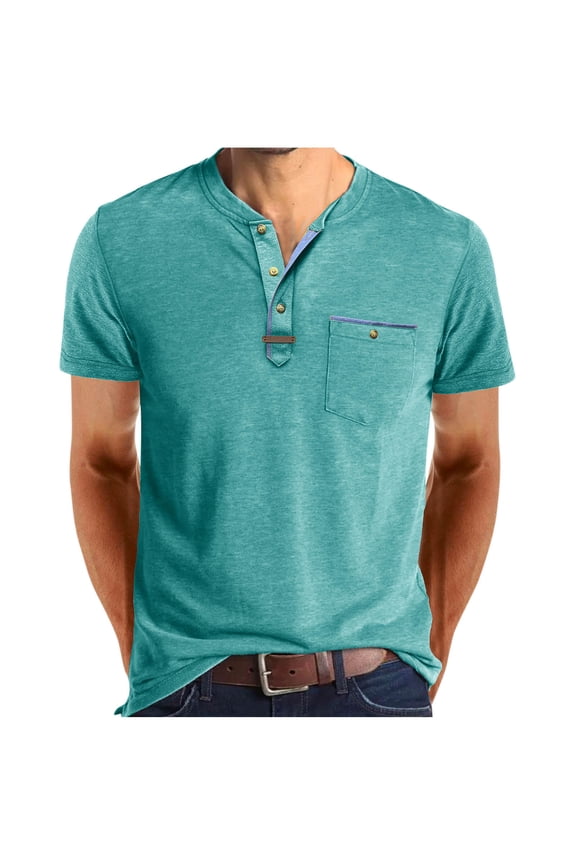 Crewneck Collared Neck Tee Shirts for Mens Summer Fall Short Sleeve Color Block Casual Victorian Renaissance Peasant Basic Steampunk Tops T shirt Mens 2026
