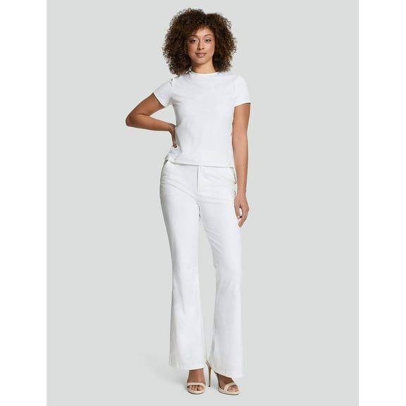 Mrs Momma Bear Classic-Fit Tailored Athleisure White, Crewneck Luxe Tee (Women's)