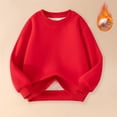 thumbnail image 1 of Crewneck Sweatshirt for Girls Fashion Long Sleeve Shirts Fleece Pullover Oversized Thick Sweater Kids Clothes, 1 of 9