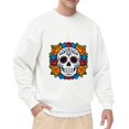 thumbnail image 1 of Crewneck Sweatshirt with Long Sleeves Skull Graphic Men’s and Big Men’s Pullovers Top Oversized Casual Comfy Fall Fashion Outfits Clothes, 1 of 5