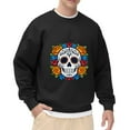 thumbnail image 1 of Crewneck Sweatshirt with Long Sleeves Skull Graphic Men’s and Big Men’s Pullovers Top Oversized Casual Comfy Fall Fashion Outfits Clothes, 1 of 5