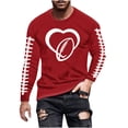 thumbnail image 1 of Crewneck Sweatshirts Men Graphic Graphic Sweatshirts for Men Plus Size Long Sleeve Shirts for Men Cropped Hoodies for Men Trendy Graphic Black Turtleneck Sweater Men, 1 of 5