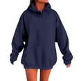 thumbnail image 1 of Womens Oversized Cute Hoodie 2025 Trendy Sweatshirt Pullover Trendy Fall Winter Fashion Tops 2025 Cozy Casual Streetwear for Women, 1 of 5
