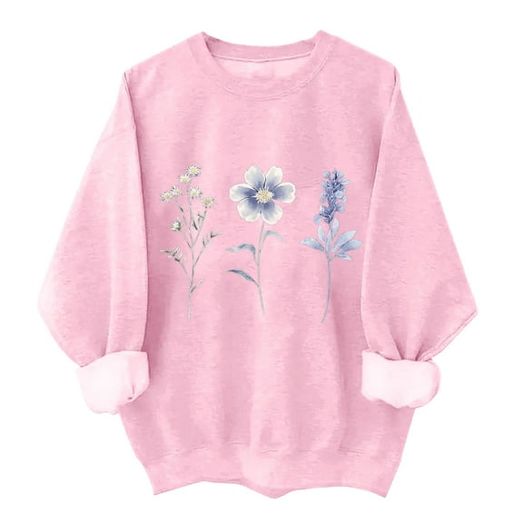 SHE IS Crewneck Sweatshirts Women Oversized Womens Hoodies Pullover Trendy Pullover Sweatshirts for Women Plus Womens Tops Black Trendy My Orders Placed