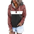 thumbnail image 1 of Crewneck Sweatshirts Women Plain Athletic Tops for Women Fashion Retro Loose Casual Long Sleeve Hoodie Sweatshirt, 1 of 5