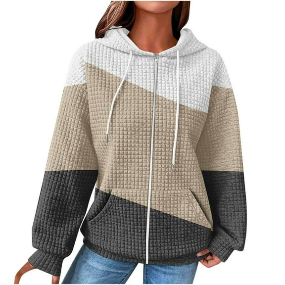 SHE IS Crewneck Sweatshirts Women Trendy Graphic Womens Hoodies Zip up Long Pullover Sweatshirts for Women with Pockets Womens Long Sleeve Tops Cotton My Orders Placed