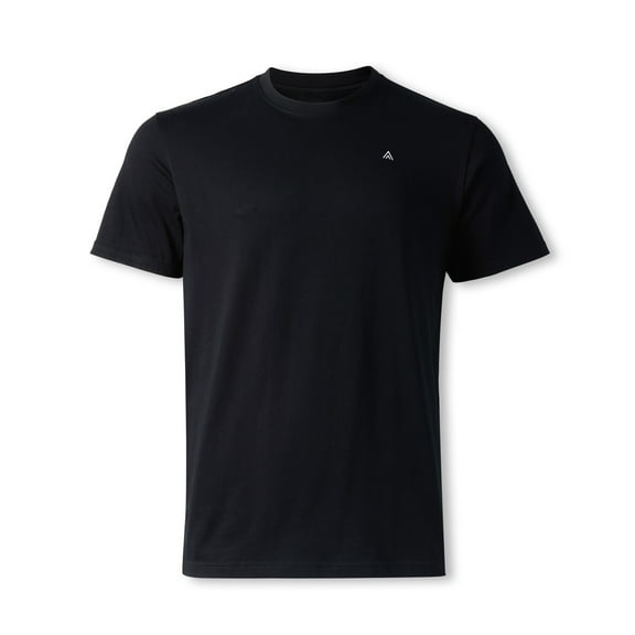 Polar Heat Nanuuq Crewneck T-Shirts for Men, Soft & Comfortable Men’s T-Shirts, Medium, Black, 2-Pack