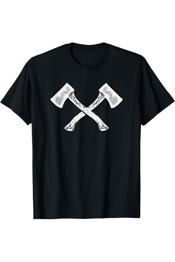 Crewneck Unisex Tee - Axe Throwing T-Shirt
