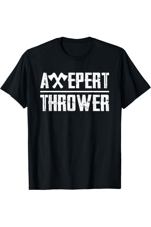 Crewneck Unisex Tee - Axepert Thrower Funny Axe Throwing T-Shirt