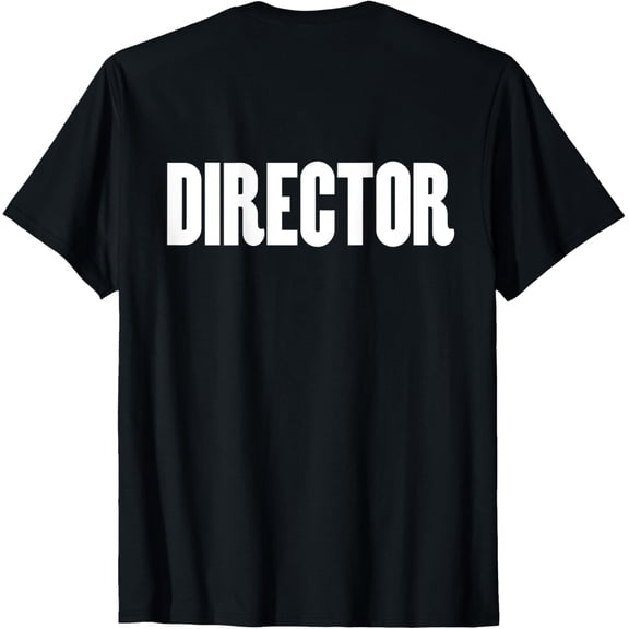 Crewneck Unisex Tee - Director Filmmaker T-Shirt