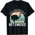 thumbnail image 1 of Crewneck Unisex Tee - Emu Bird Funny Emu T-Shirt, 1 of 4