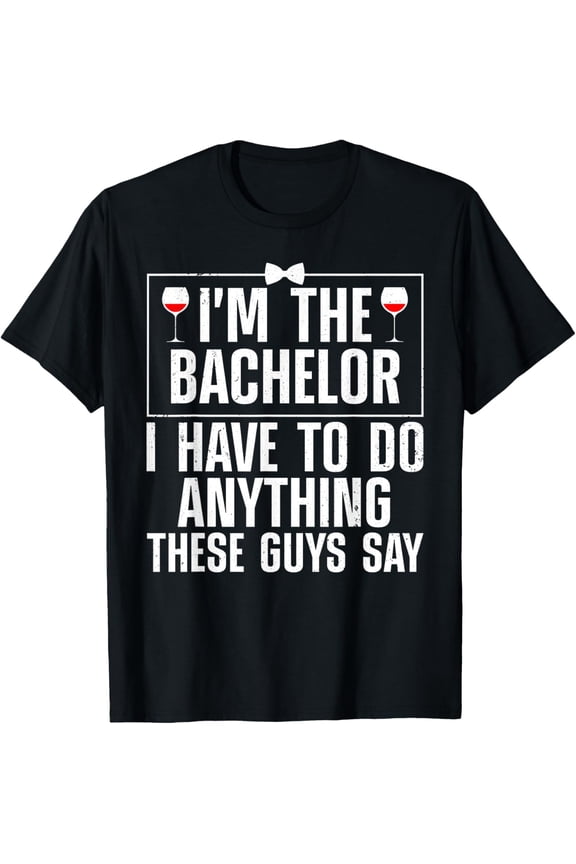 Crewneck Unisex Tee - Funny Bachelor Party Design For Men Boys Bachelor Groomsmen T-Shirt