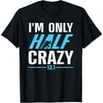 thumbnail image 1 of Crewneck Unisex Tee - Funny Half Marathon Art Men Women Runner Marathoner Finisher T-Shirt, 1 of 4