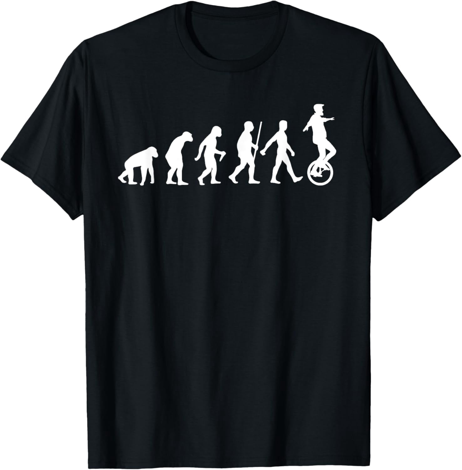 T-Shirt Unicycle ECG - Cadeau Monocycliste, Circus, Sport, Homme Femme Enfant