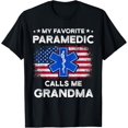 thumbnail image 1 of Crewneck Unisex Tee - My Favorite Paramedic Calls Me Grandma Funny Paramedic Nana T-Shirt, 1 of 4