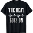 thumbnail image 1 of Crewneck Unisex Tee - Open Heart Surgery Transplant Bypass Heart Attack Recovery T-Shirt, 1 of 4