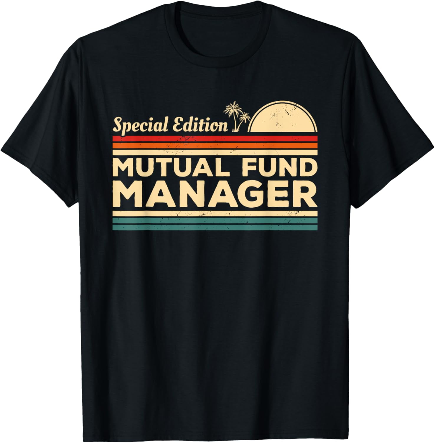 Crewneck Unisex Tee - Vintage Mutual Fund Manager T-Shirt