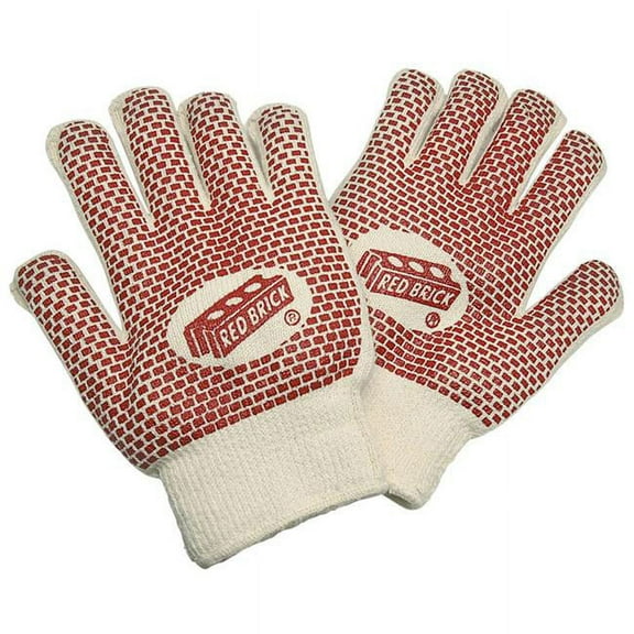 Crews Red Brick Trry Heat Gloves, Large