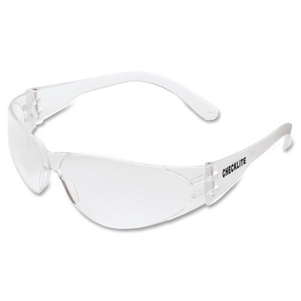 Crews Checklite Antifog Safety Glasses Antifog, Scratch Resistant