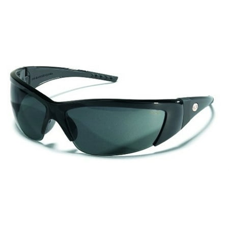 Crews FF212 BLACK FRAME- BLACK RUBBER- GREY LENS