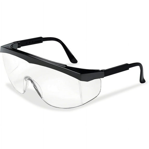 Crews Stratos Wraparound Design Glasses - Adjustable Temple, Comfortable, Lightweight, Scratch Resistant - Ultraviolet Protection - 1 Each | Bundle of 2 Each
