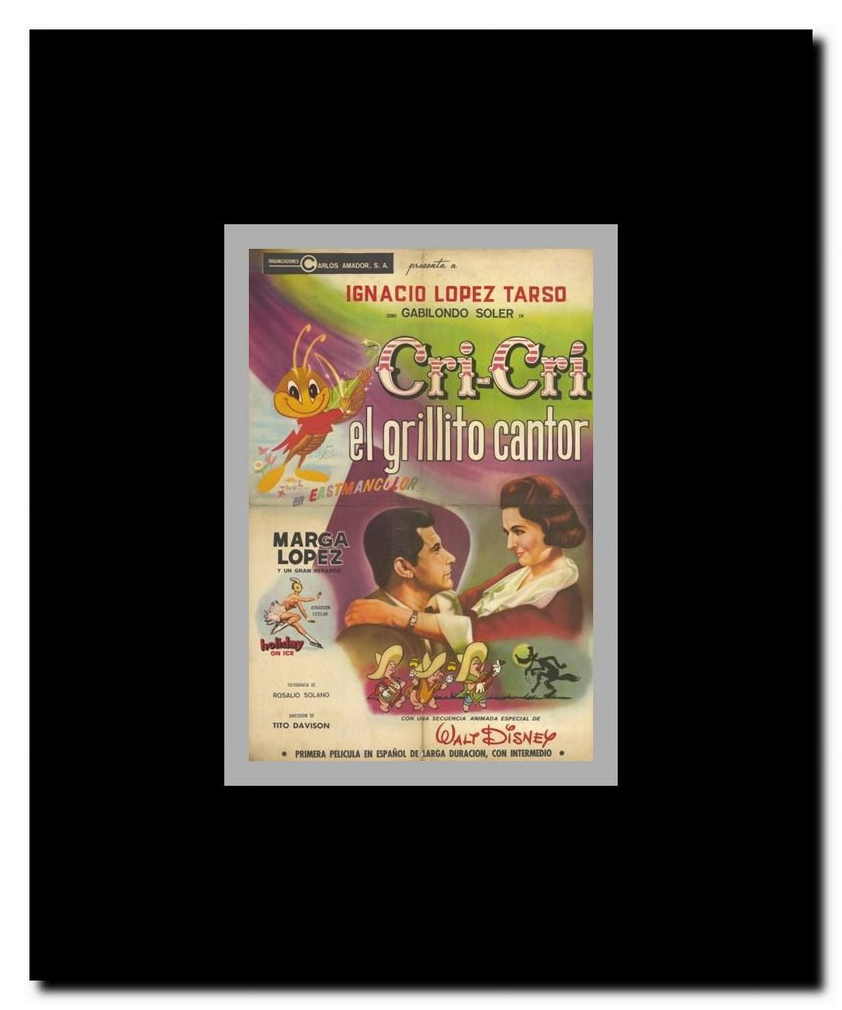 Cri Cri El Grillito Cantor Framed Movie Poster