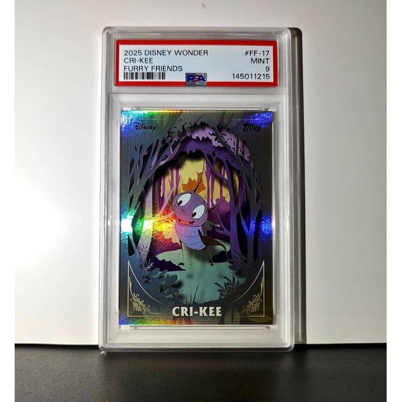Cri-Kee 2025 Topps Disney #FF-17 Furry Friends Card Mulan PSA 9