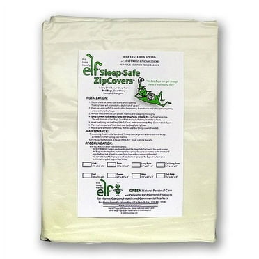 Crib 6" / Sleep Safe ZipCover 6-Gauge Vinyl Mattress Encasement / Allergy Protector