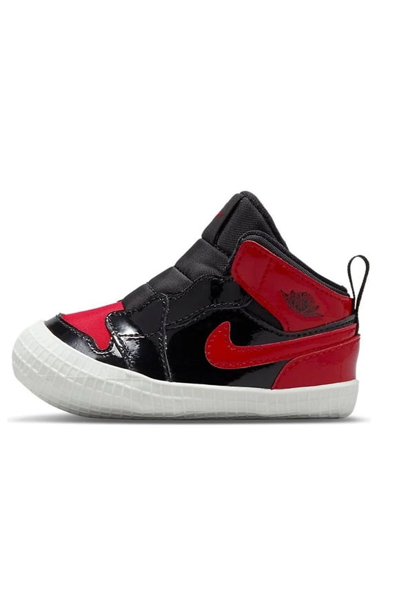 1 Crib Bootie Black/Varsity Red-White (AT3745 063) - 2